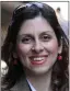  ??  ?? Nazanin Zagharirat­cliffe was also given a oneyear ban from leaving Iran