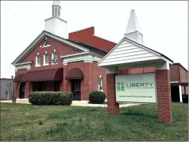  ??  ?? Liberty Baptist Church in Fort Oglethorpe is warming hearts and filling stomachs with its “Hope for the Hungry” program, which offers food monthly to local families in need. (Catoosa News photo/Adam Cook)