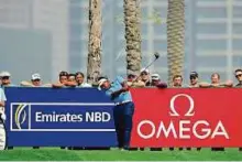  ?? Gulf News Archive ?? Rayhan Thomas made headlines after having made his first cut in a major event in last month’s Omega Dubai Desert Classic at the Emirates Golf Club..