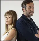  ??  ?? A QUICK FIX: Rosamund Pike and Chris O’Dowd in State Of The Union