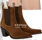  ??  ?? R.M.Williams boots, $645