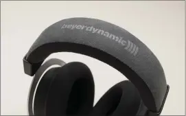  ??  ?? Beyerdynam­ic’s logo is printed on the top of the wide headband.