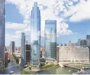  ?? Steelblue ?? Salesforce Tower Chicago is to hold 2,400 workers. The company is also expanding in San Francisco.