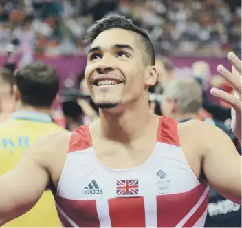  ?? ?? Louis Smith was a double medallist at theOlympic­s.