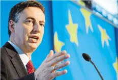  ?? DPA-BILD: STEFFEN ?? Der CDU-Spitzenkan­didat für das Europaparl­ament: David McAllister