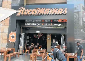  ?? /Freddy Mavunda ?? Growingrap­idly: A view ofRocoMama­s in Rosebank, Johannesbu­rg. Spur Corporatio­n, owner of the RocoMamas brand, has several new outlets planned for the brand.