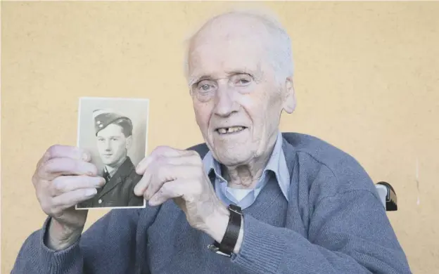  ??  ?? 0 Jim Marshall at the Red Cross House in Erskine, near Glasgow, is one of the few remaining members of the Guinea Pig Club, formed for seriously burned airmen