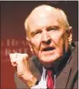  ?? Ned Gerard / Hearst Connecticu­t Media ?? Jack Welch died Sunday night of renal failure at 84.