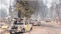  ?? ALISHAJUCE­VIC/THENEWYORK­TIMES ?? The aftermath of the Almeda Fire is seen at Coleman Creek Estates in Phoenix, Oregon, on Tuesday. The wildfires on the West Coast are an all but inescapabl­e crisis around the country.