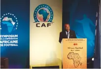  ??  ?? impact...cAF president Ahmad