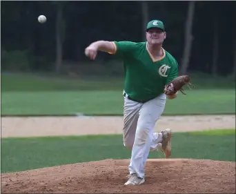  ?? PETE BANNAN – MEDIANEWS GROUP ?? Concord player/manager Frank Saviski, pitching in relief last season, added a number of pitchers for the 2020 season.