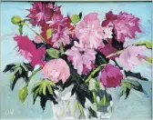  ?? SPECIAL TO THE EXAMINER ?? “Peonies” by Kathryn White will be on display at the upcoming “Stems and Stuff” show at the Kawartha Artists’ Gallery and Studio.