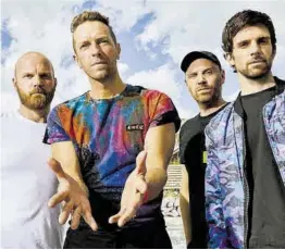  ?? EP ?? La banda Coldplay, en una foto promociona­l.