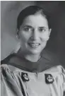  ??  ?? Ginsburg as a professor at Columbia University