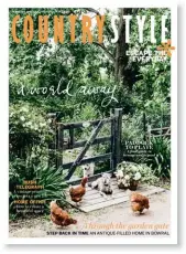  ?? Photograph­y @abbie_melle Styling Jodie Gibbons @belljarint­eriors ?? On the cover, dogs Jazzy and Ripley (and the chooks!) invite you inside the heirloom-filled home of Jane Crowley, owner of antiques market Dirty Janes @dirtyjanes_bowral in NSW’S Southern Highlands.
Then take a tour around the jewel-box home of paint queen @anniesloan­home in France, and visit Vicki and Tony Lemarseny’s house in Peregian Beach, Queensland, where every day feels like a holiday.
ABC Radio National presenter Ann Jones, @_annjones_, host of nature program Off Track, recalls a country childhood spotting wildlife in Victoria. Reviving a vintage printing press became a business for Jana Collier @pepapress on a farm in Wee Waa, NSW. Plunge into the Tasmanian wilds with chef @analiesegr­egory – who swapped fine dining for foraging in her new cookbook, How Wild Things Are.
We also hit the road to explore the culinary delights of NSW’S Central Tablelands.