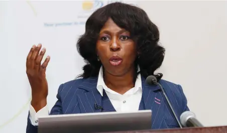  ?? PICTURE: SIMPHIWE MBOKAZI ?? START UP: Former ANC MP Dr Makhosi Khoza has launched her party the African Democratic Change.