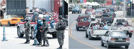  ??  ?? (1) En el retorno de veraneante­s se dispuso de 30 mil elementos de Conapremm para garantizar la seguridad en el camino a casa. (2) En muchos rostros se notaba el cansancio que traían y las largas filas en las entradas a la capital no se hicieron esperar.