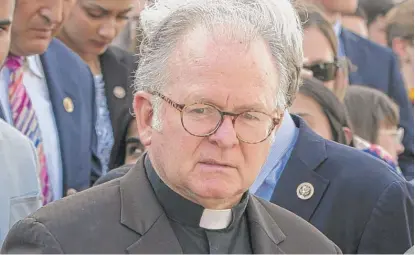  ?? J. SCOTT APPLEWHITE/ AP FILE ?? The Rev. Patrick Conroy, a Jesuit priest, has been U. S. House chaplain since 2011.