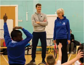  ??  ?? Judy Murray wants Scotland to capitalise on her sons’ success