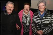  ??  ?? Boherbue ladies Gertie Casey, Noreen O’Connell and Margaret Murphy