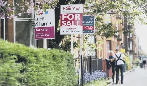  ?? PICTURE: JOHN DEVLIN ?? 0 Fewer homes on the market due to Brexit fears means Scottish sale prices are increasing