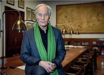  ??  ?? Richard Ford in Sala Albertini al «Corriere», a febbraio, per il premio de «la Lettura» (foto Claudio Furlan / Lapresse)