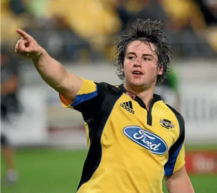  ?? PHOTO: STUFF ?? A baby-faced Dane Coles celebrates a try on his Super Rugby debut, against the Waratahs in 2009.