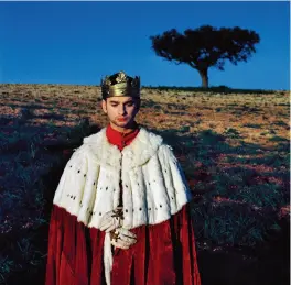  ??  ?? KING FOR A DAY
Gahan on the set of 1990’s “Enjoy the Silence” video. “It was a cheap video that cost less than £20,000,” says Corbijn. “But the impact was enormous. MTV put it into heavy rotation. This was a golden era.”