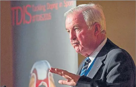 ??  ?? DAMAGED REPUTATION: Sir Craig Reedie, president of WADA, has come under scrutiny over his relationsh­ip with internatio­nal federation­s