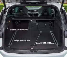  ??  ?? In estate guise, there’s a huge amount of storage on offer. The boot floor sits at a convenient height and there’s no large lip to lift heavier items over.