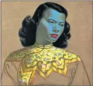  ??  ?? GREEN LADY: Vladimir Tretchikof­f ’s Chinese Girl, which was sold on auction for about R12m last month.