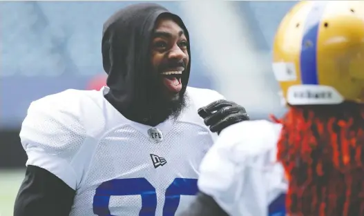  ?? KEVIN KING/FILES ?? Journeyman receiver Rasheed Bailey says he’s enjoying his stint with the Winnipeg Blue Bombers and is excited about the prospect of winning a Grey Cup on Sunday.