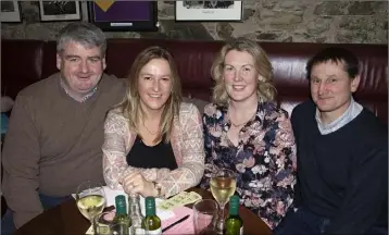  ??  ?? Oliver Walsh, Joanne Cullen, Elaine Walsh and Thomas Cullen.