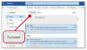  ??  ?? Help Outlook.com learn what matters by dragging key emails on to the Focused tab