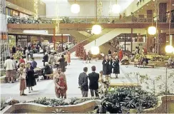  ??  ?? When the first mall in the US, Southdale Center, opened its doors in Edina, Minnesota, in 1956, its design was revolution­ary.