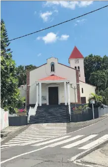  ??  ?? Eglise de Deshaies sits at the centre of the once-isolated small harbour town of Deshaies, which was connected by road just 50 years ago.