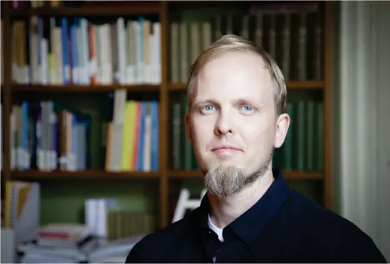  ?? FOTO: PIA PETTERSSON ?? Filosofen Jonas Ahlskog har varit redaktör för boken Människans allsidiga utveckling och leder Svenska folkskolan­s vänners projekt Bildningsk­raft.
■