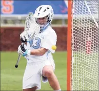  ?? UNC Athletic Communicat­ions ?? Former North Carolina goalie Caylee Waters of Darien is now playing for Athletes United.