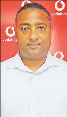  ?? Picture: SUPPLIED ?? Vodafone’s chief commercial officer Ronald Prasad.