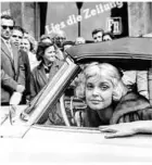  ?? ?? Nadja Tiller 1958 im Spielfilm „Das Mädchen Rosemarie“.