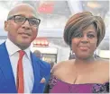  ??  ?? Romeo and his wife Basetsana.