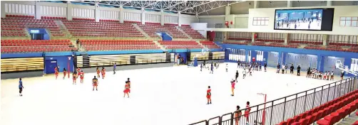  ?? Photo: Ronald Kumr ?? The renovated Vodafone Arena in Suva was reopened on November 8, 2019.