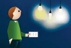  ?? Foto: dpa‰infografik GmbH, tmn ?? Die neue Lampe soll gemütliche­s Licht erzeugen und gleichzeit­ig energiespa­rend sein. Welche ist also die richtige Leuchte? Fünf Schritte sollte man beim Kauf beach‰ ten.