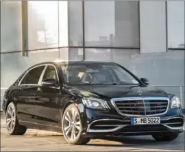  ??  ?? Featuring a host of enhancemen­ts, the new Mercedes-Benz S-Class was unveiled at the recent Shanghai Auto Show.