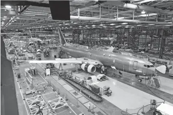  ?? BOEING/ PHILSTAR ?? The P-8A Poseidon in its developmen­t stage before being placed in US Navy service.