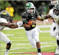  ?? NEWS-HERALD FILE ?? Anthony Bilal, shown in 2013, set records as a running back at Lake Erie College.