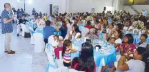  ??  ?? Various organizati­ons, such as the Integrated Midwives Associatio­n of the Philippine­s (IMAP), conduct Family Planning activities together with the local government units to promote modern family planning methods in rural areas.