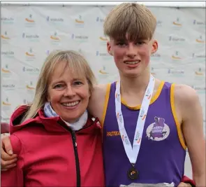  ??  ?? The mother and son team of Emma and Myles Hewlett from United Striders.