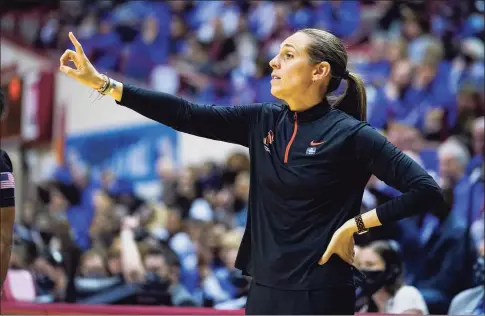  ?? Michael Conroy / Associated Press ?? Carla Berube’s 11th-seeded Princeton team defeated 6-seed Kentucky in a first-round NCAA Tournament game Saturday.