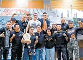  ??  ?? Nutrida fue la participac­ión en este torneo amateur de MMA